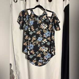 Sienna Sky Black Floral Top